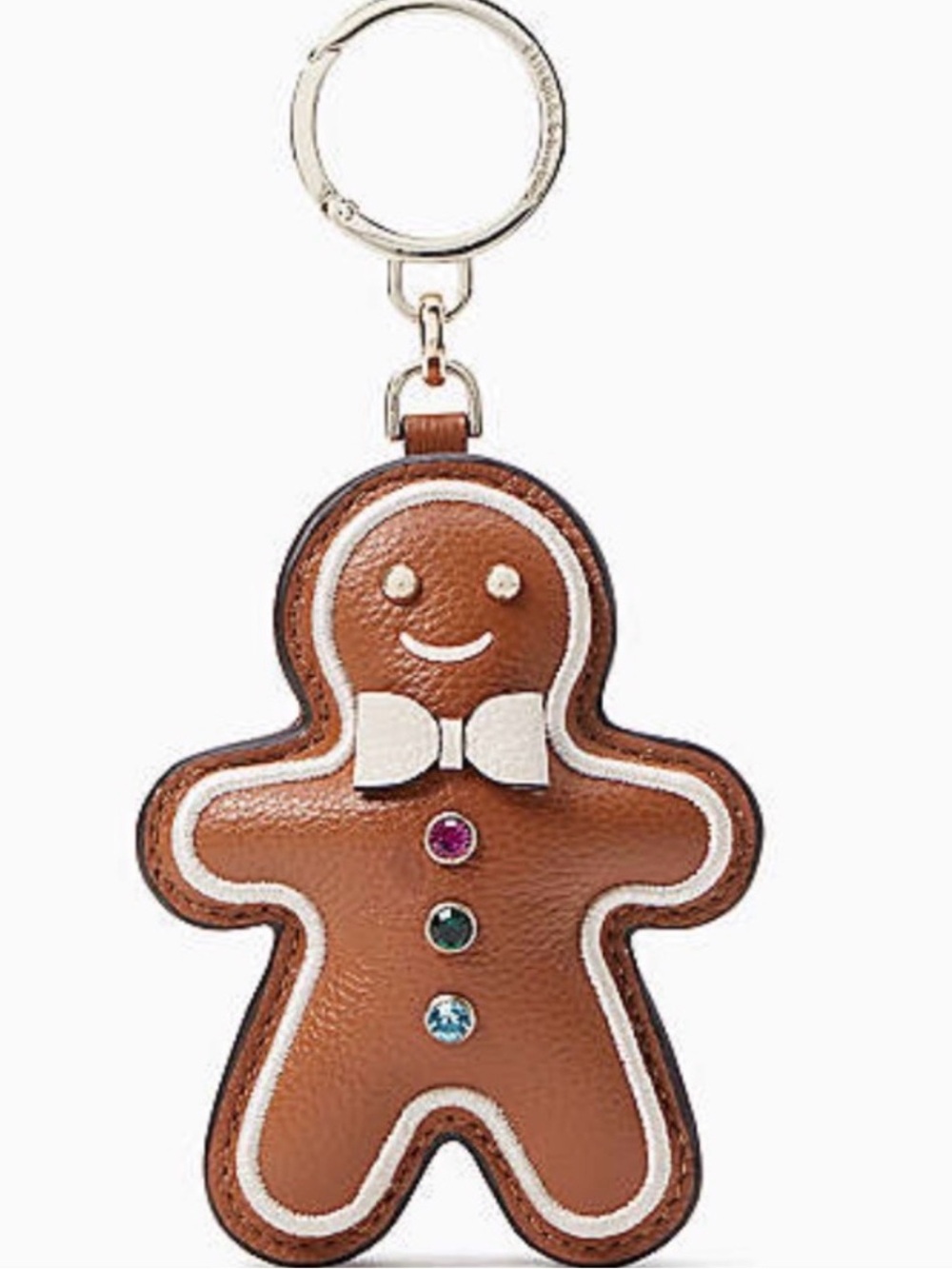 KATE SPADE 3D GINGERBREAD BAG CHARM